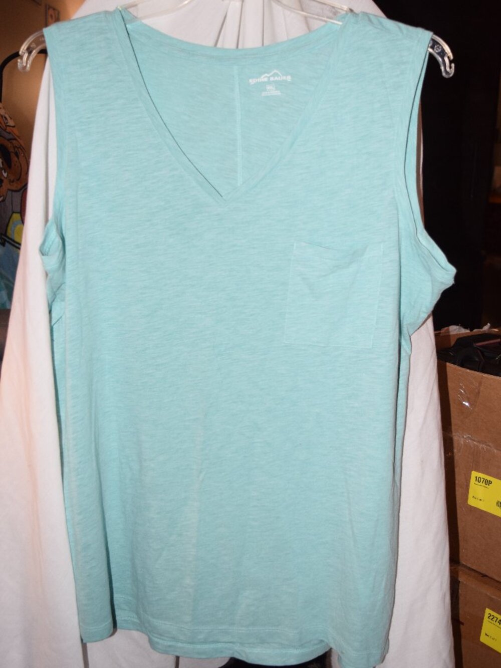 Eddie Bauer Pullover Tank/Sleeveless Shirt, mint green XXL